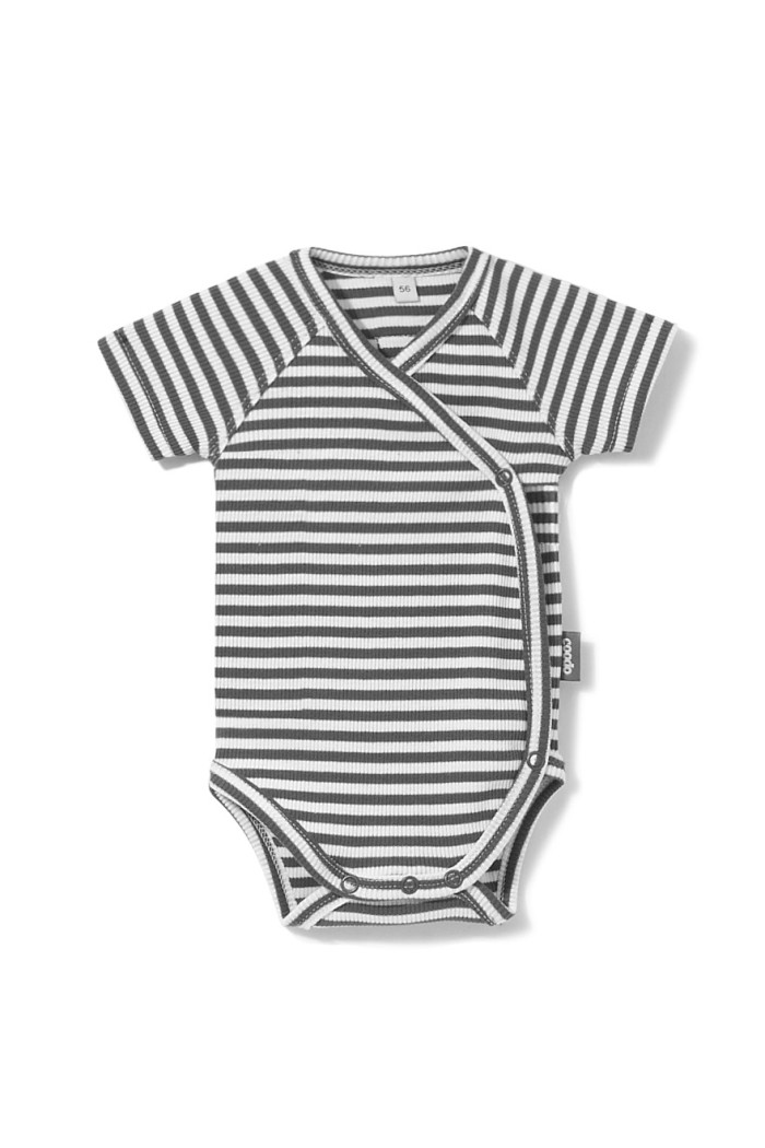 Body kopertowe shortsleeve prążkowane