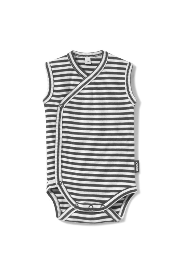Body kopertowe sleeveless prążkowane