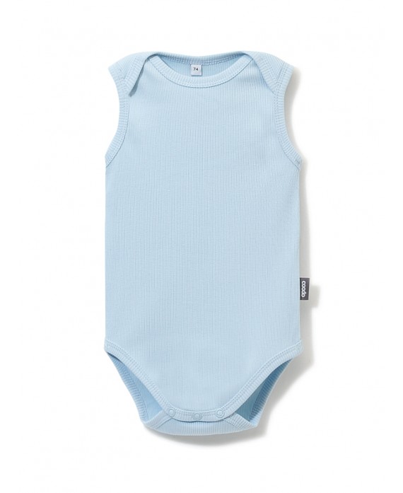 Body basic sleeveless prążkowane