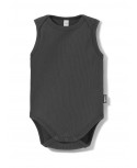 Body basic sleeveless prążkowane