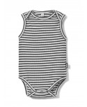 Body basic sleeveless prążkowane