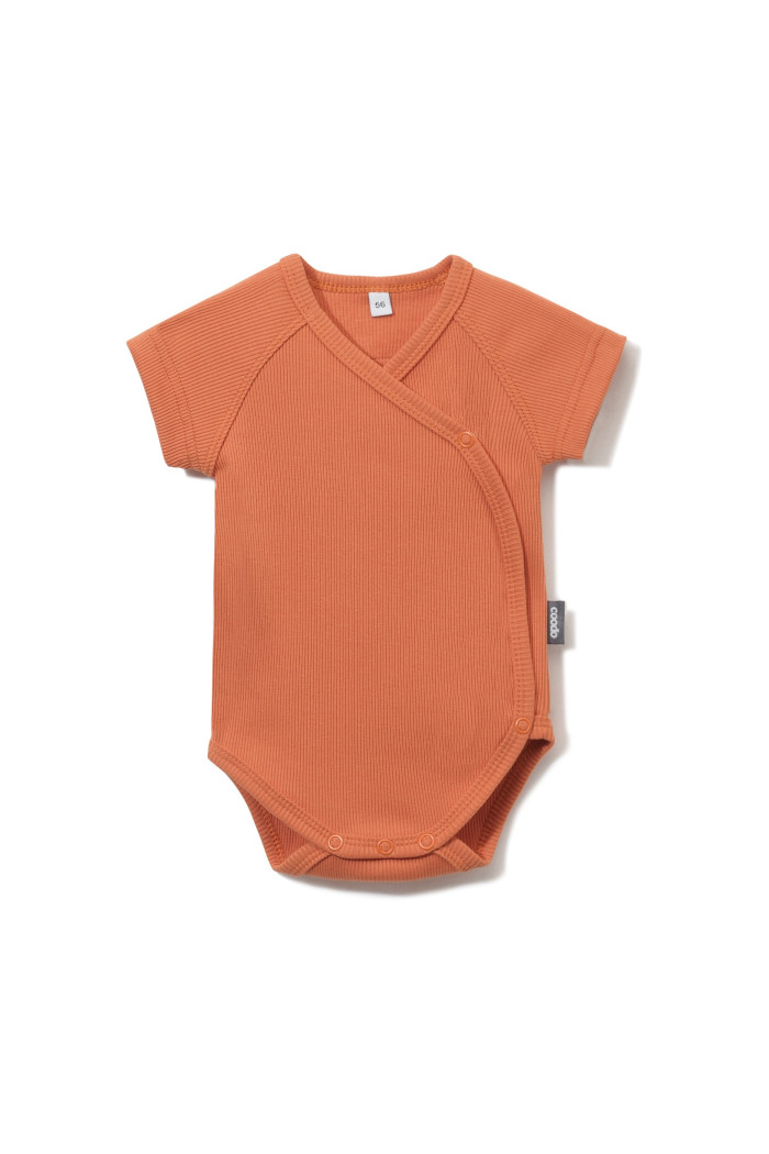 Body kopertowe shortsleeve prążkowane