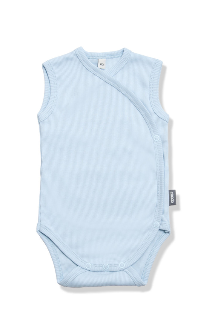 Body kopertowe sleeveless prążkowane