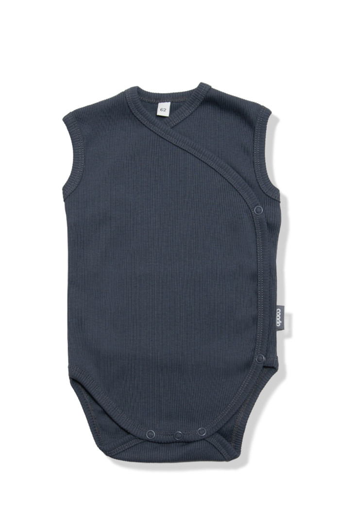 Body kopertowe sleeveless prążkowane