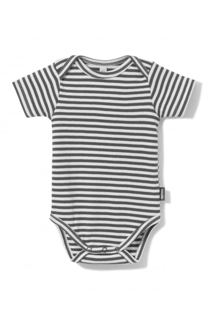 Body basic shortsleeve prążkowane