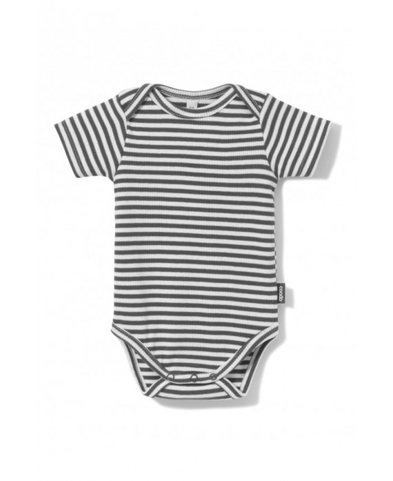 Body basic shortsleeve prążkowane